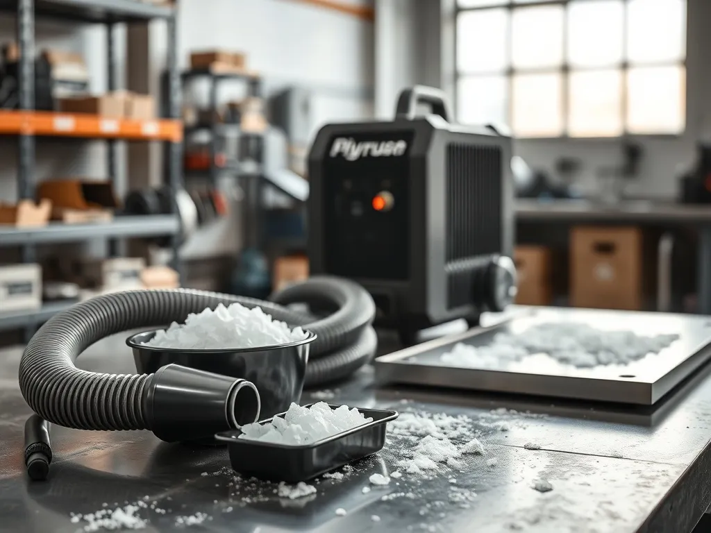 Maszyna do czyszczenia suchym lodem – zastosowania i zalety